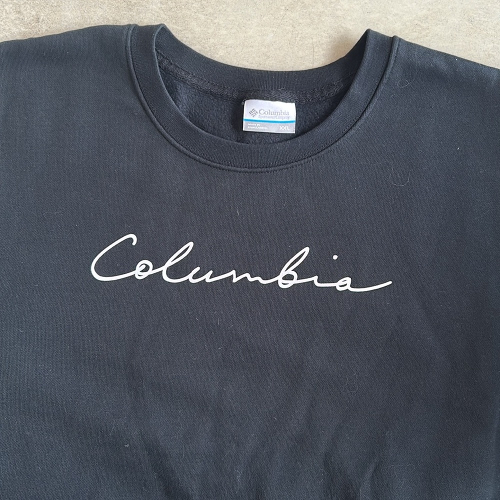 Black Columbia Crewneck Sweatshirt XXL